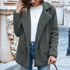 Clara Fluffy Lapel Cardigan