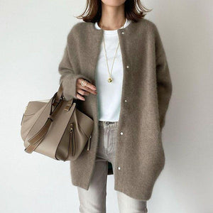 Evelyn Single-Breasted Knit Cardigan