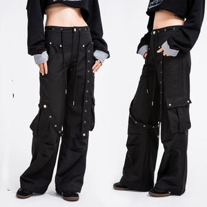 New Autumn Fashion Brand Loose Casual Overalls Straight Women