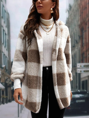 Autumn Plaid Boho Cardigan