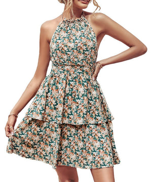 Aurora Boho Ruffle Dress