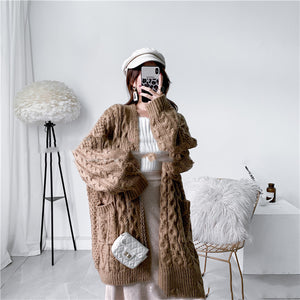 Cozy Haven Knitted Padded Sweater