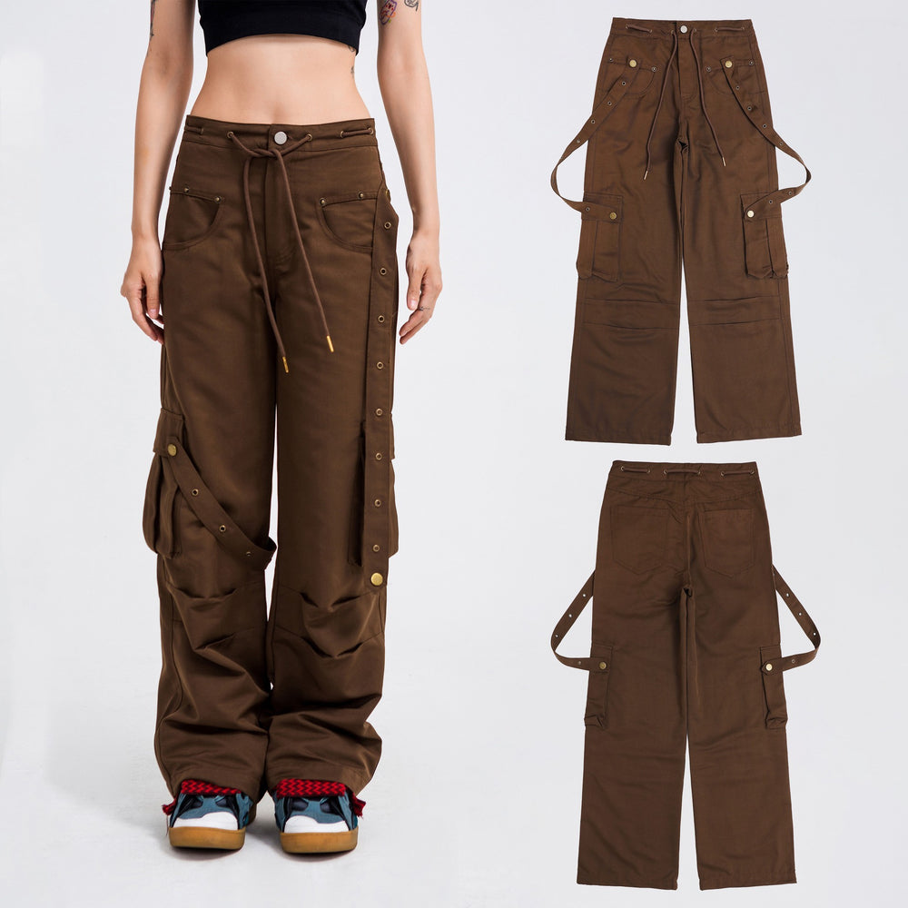 New Autumn Fashion Brand Loose Casual Overalls Straight Women