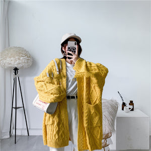 Cozy Haven Knitted Padded Sweater