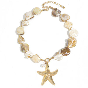 Nerida Coastal Conch Choker