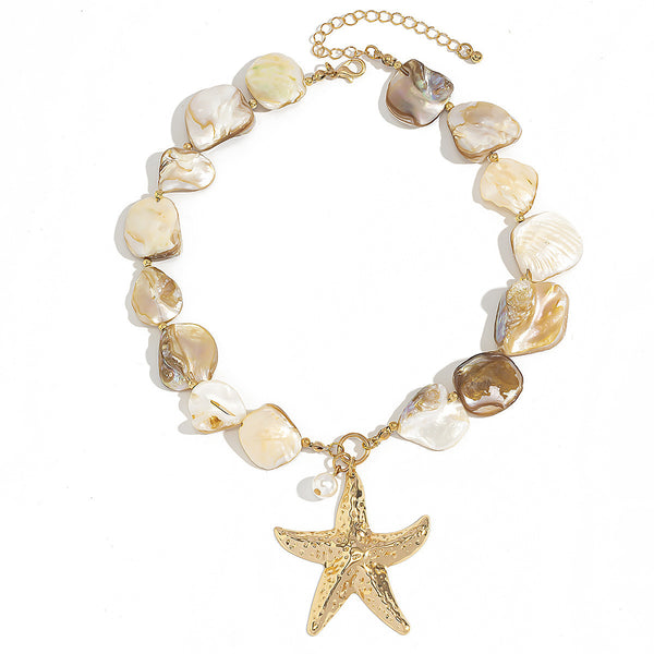 Nerida Coastal Conch Choker