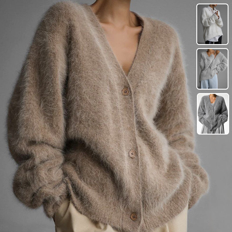 Nora V-Neck Knit Cardigan