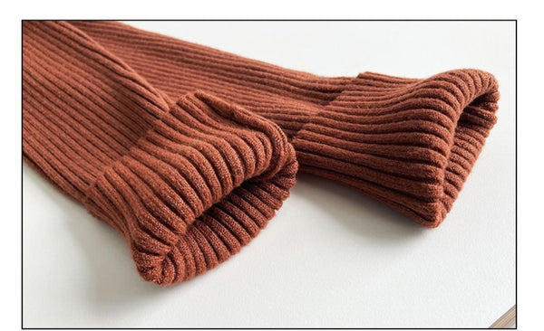 Autumn Long Sleeve Square Neck Knit For Women