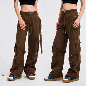 New Autumn Fashion Brand Loose Casual Overalls Straight Women