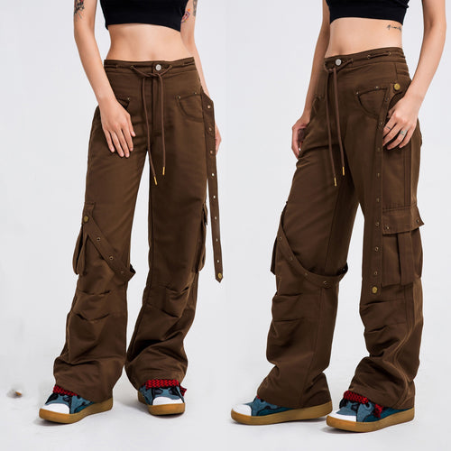 New Autumn Fashion Brand Loose Casual Overalls Straight Women