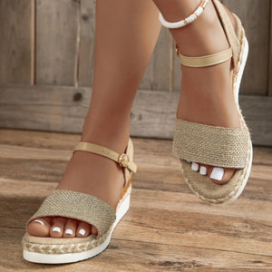 Aurelia Coastal Charm Wedge Sandals