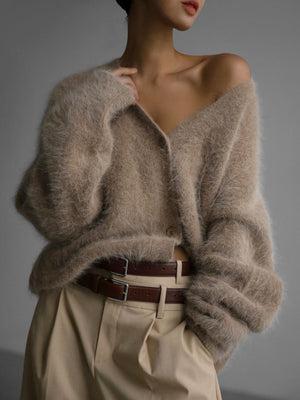 Nora V-Neck Knit Cardigan
