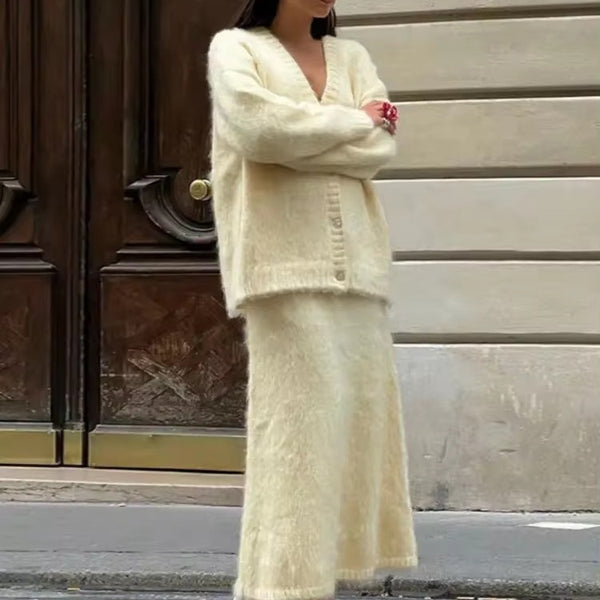 Autumn Women Fashion Casual Set Elegant