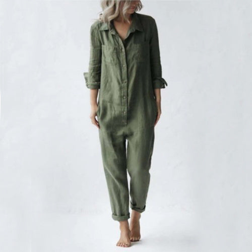 Amara Lapel Luxe Jumpsuit