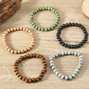 Aurora Multicolor Boho Bead Bracelet