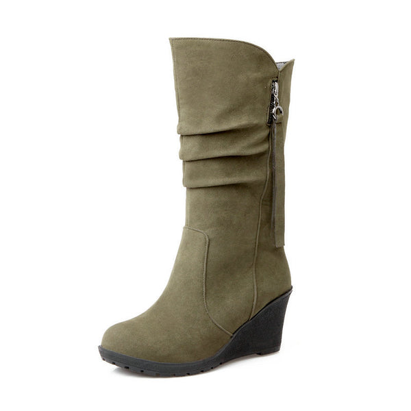 Seraphina Mid-Tube Heritage Boots