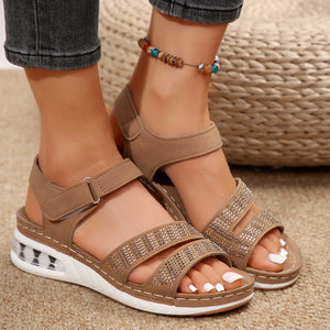 Isolde Rhinestone Coastal Wedges