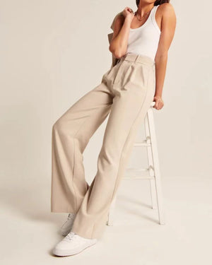 Adeline High-Waist Coastal Trousers