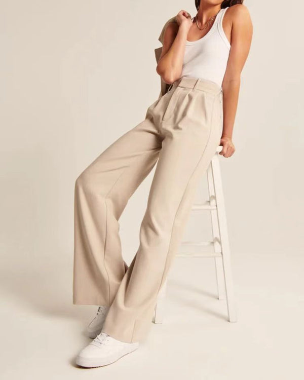 Adeline High-Waist Coastal Trousers