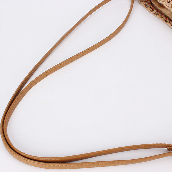 Lila Woven Summer Charm Bag