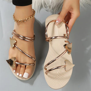 Valentina HeartGlow Beach Slippers