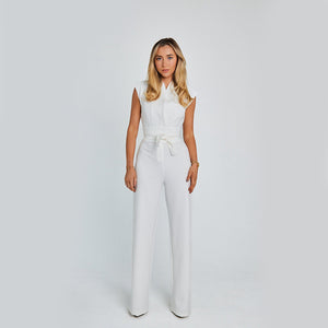 Valentina V-Neck Luxe Jumpsuit