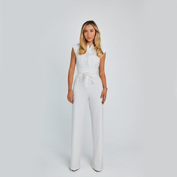 Valentina V-Neck Luxe Jumpsuit