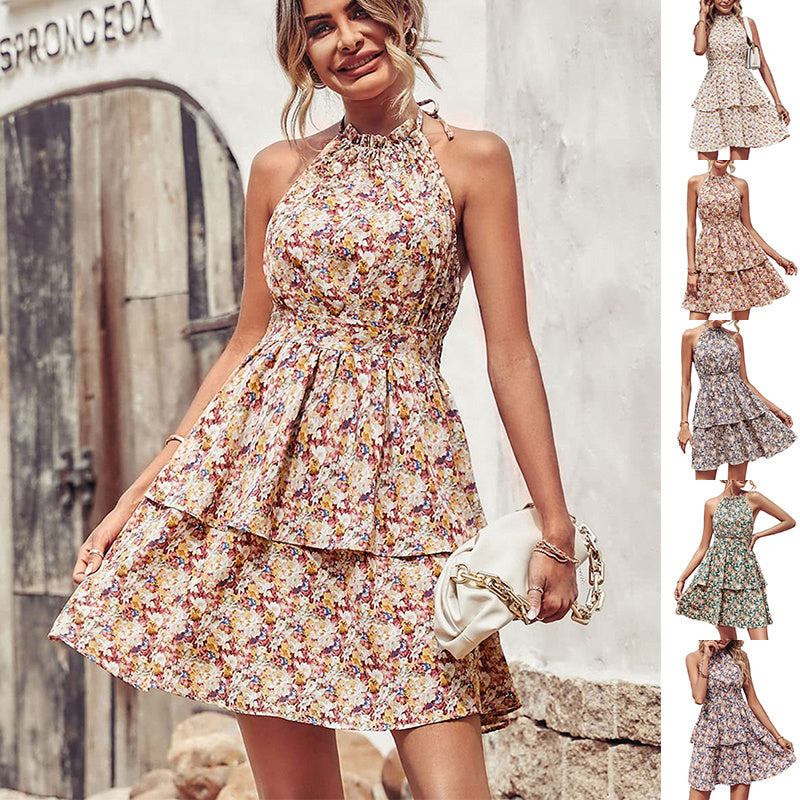 Aurora Boho Ruffle Dress