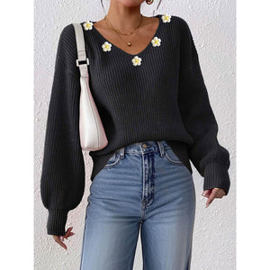 European And American Women's Clothing Idle Style Delicate Pullover