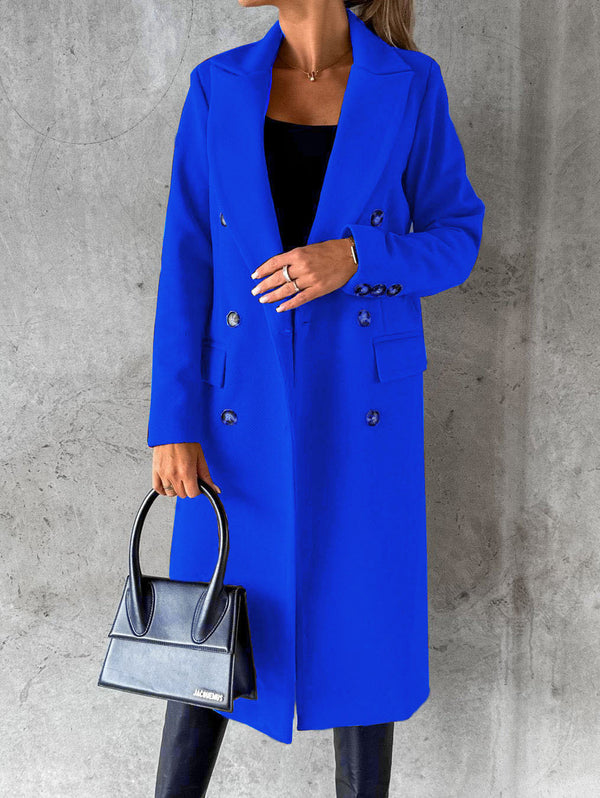 Giselle Double-Breasted Lapel Coat