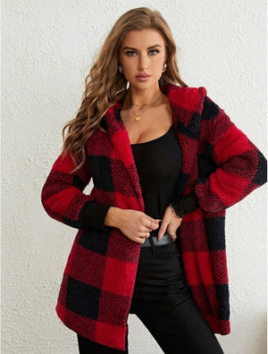 Autumn Plaid Boho Cardigan