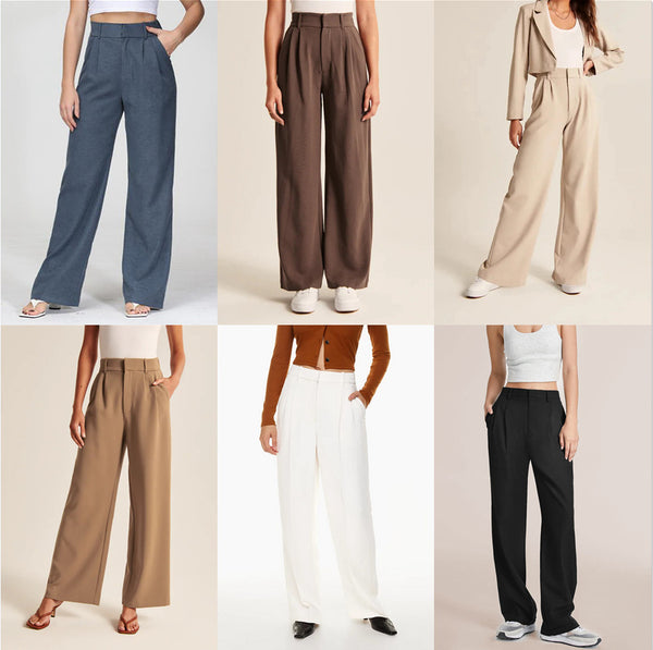 Adeline High-Waist Coastal Trousers