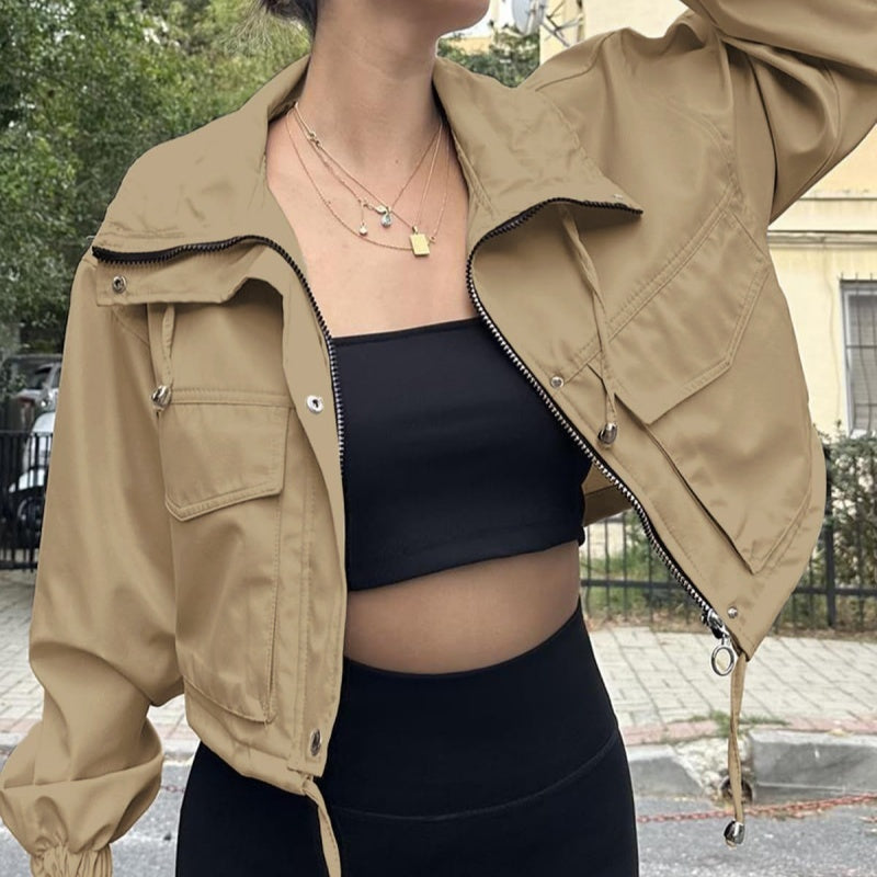 Harlow Solid Trench Jacket