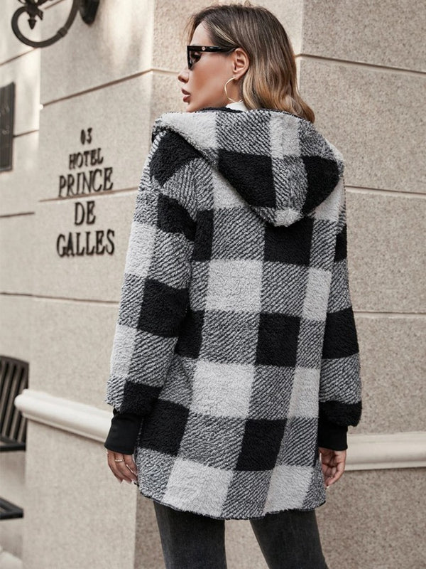 Autumn Plaid Boho Cardigan