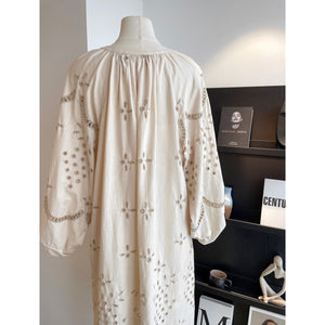Isadora Embroidered Boho Gown