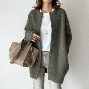 Evelyn Single-Breasted Knit Cardigan