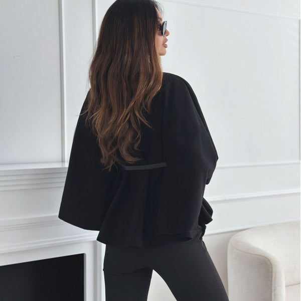 Margot Batwing Belted Cloak