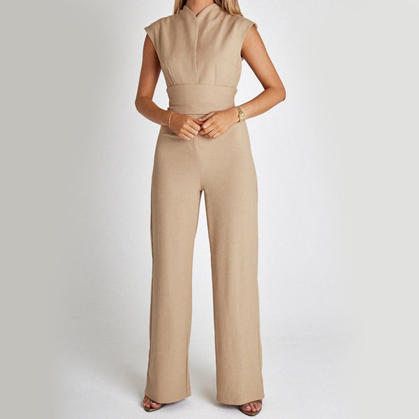 Valentina V-Neck Luxe Jumpsuit