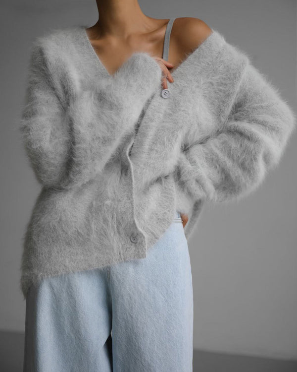 Nora V-Neck Knit Cardigan