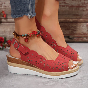 Livia Roman Elegance Wedge Sandals