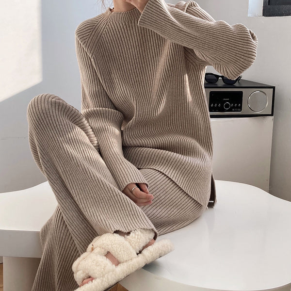 Lila Knit Luxe Ensemble
