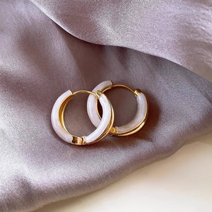 Liora Drip Glazed Ear Clips