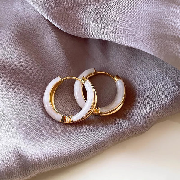 Liora Drip Glazed Ear Clips