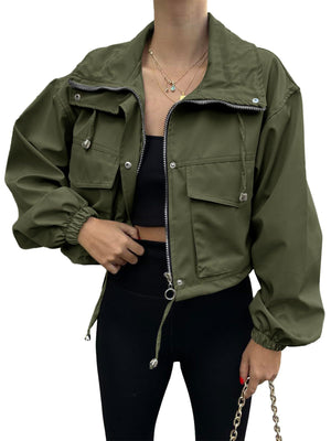 Harlow Solid Trench Jacket
