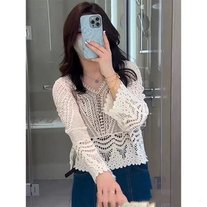 Idle Style Thin Knitwear For Women Autumn