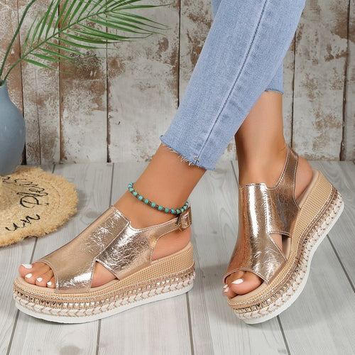 Luminous Coastal Sparkle Wedges