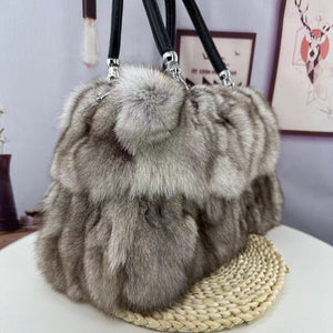 Valentina Fox Fur Luxe Tote