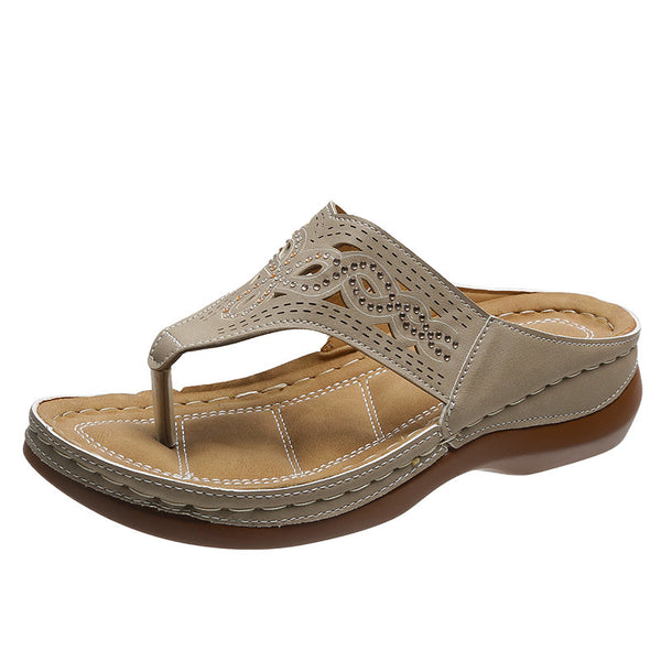 Elara Rhinestone Coastal Wedges