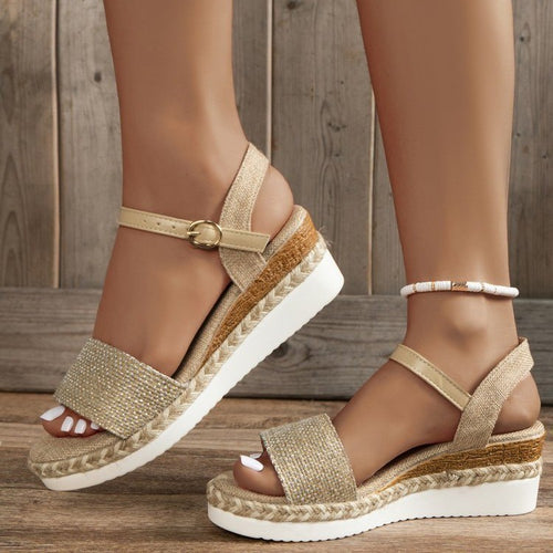 Aurelia Coastal Charm Wedge Sandals