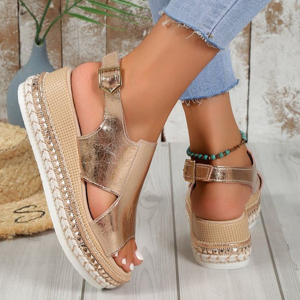 Luminous Coastal Sparkle Wedges